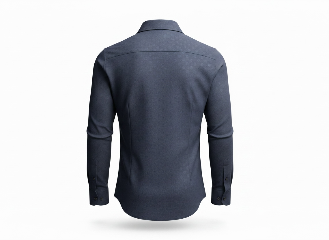 Camisa Sartorial con Micro-Textura
