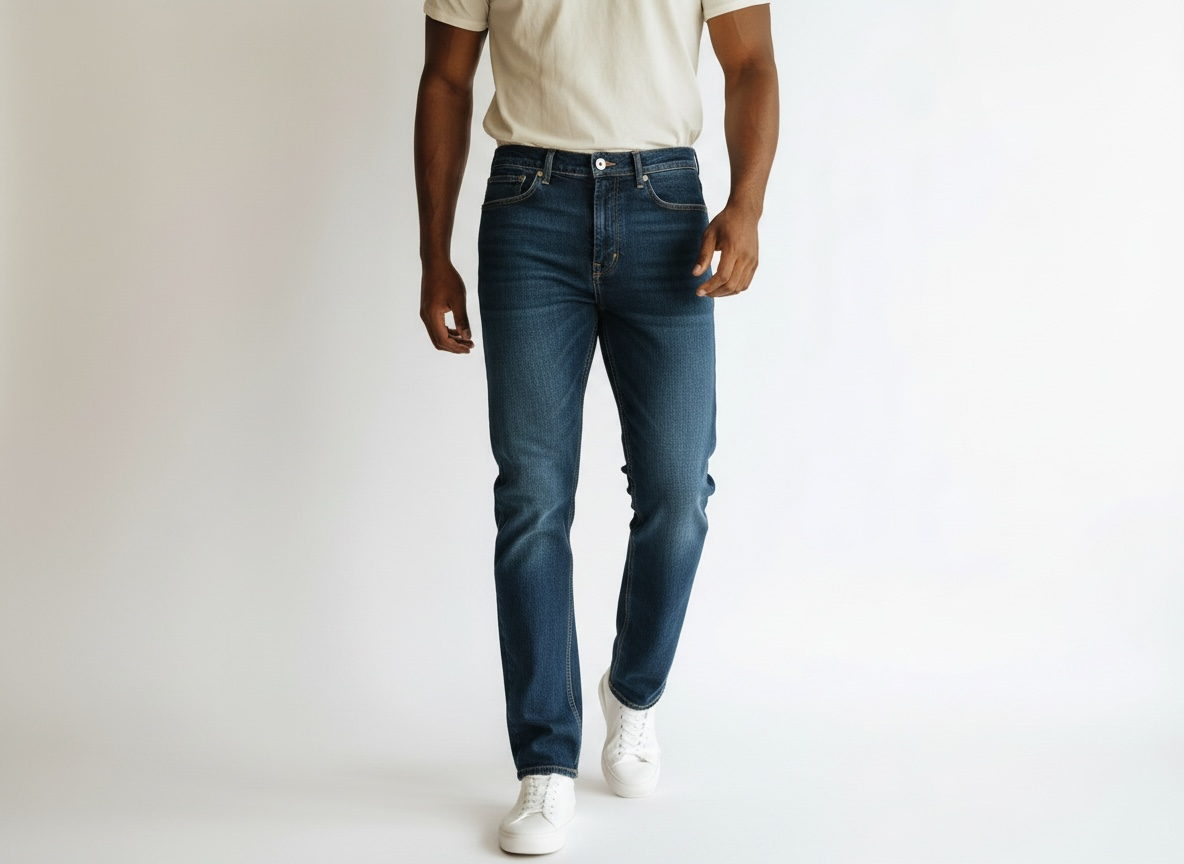 Denim Clásico en Lavado Oscuro