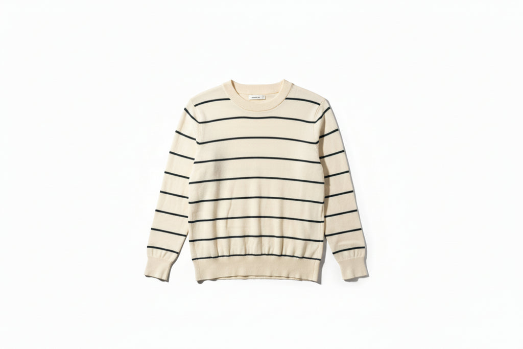 Breton Stripe Classic Crewneck