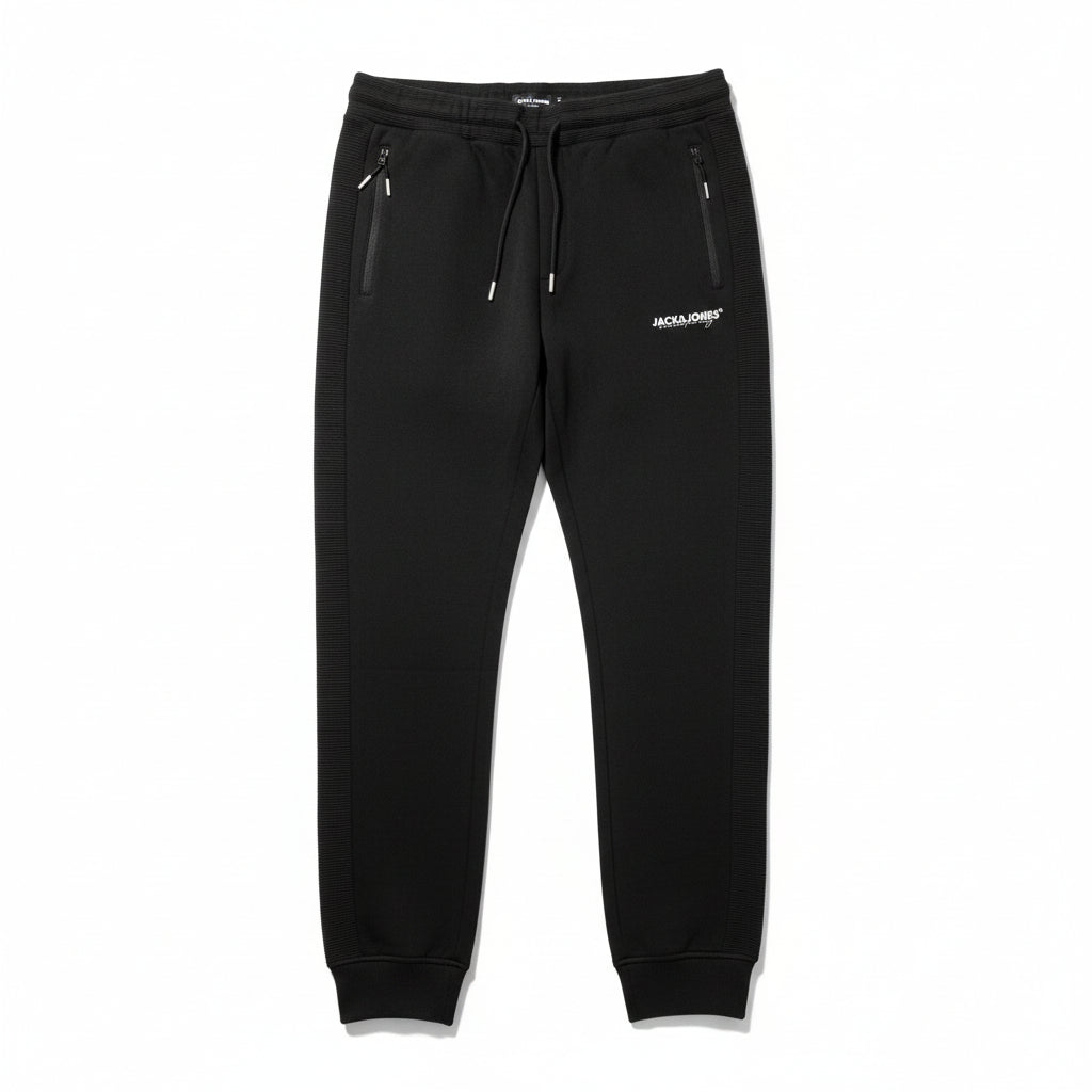 Tracksuit Black Ribbed Structure