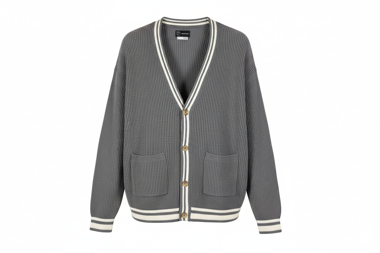 Sueter Cardigan Gris
