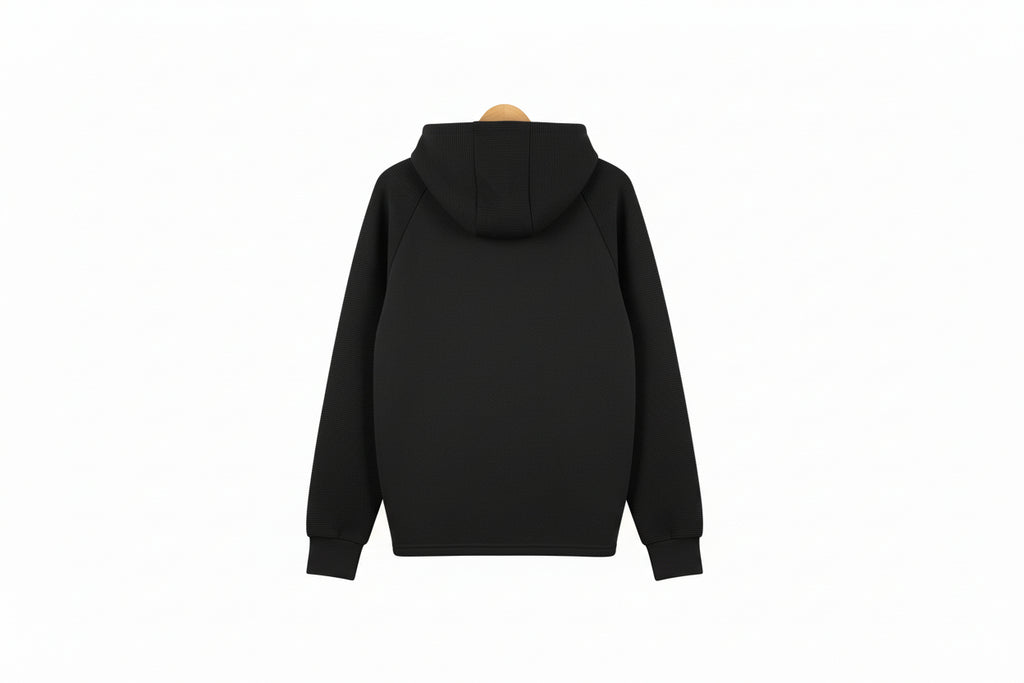 Tracksuit Black Ribbed Structure