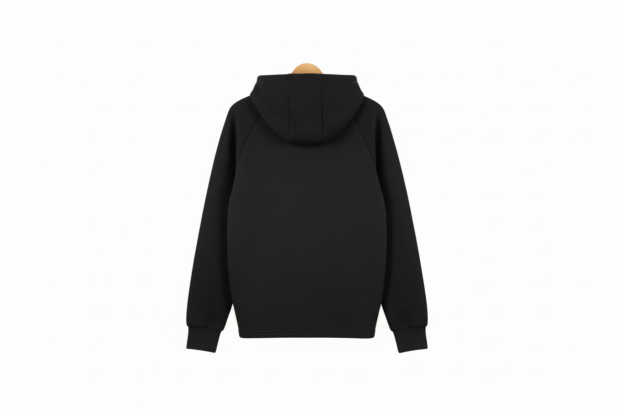 Tracksuit Black Ribbed Structure