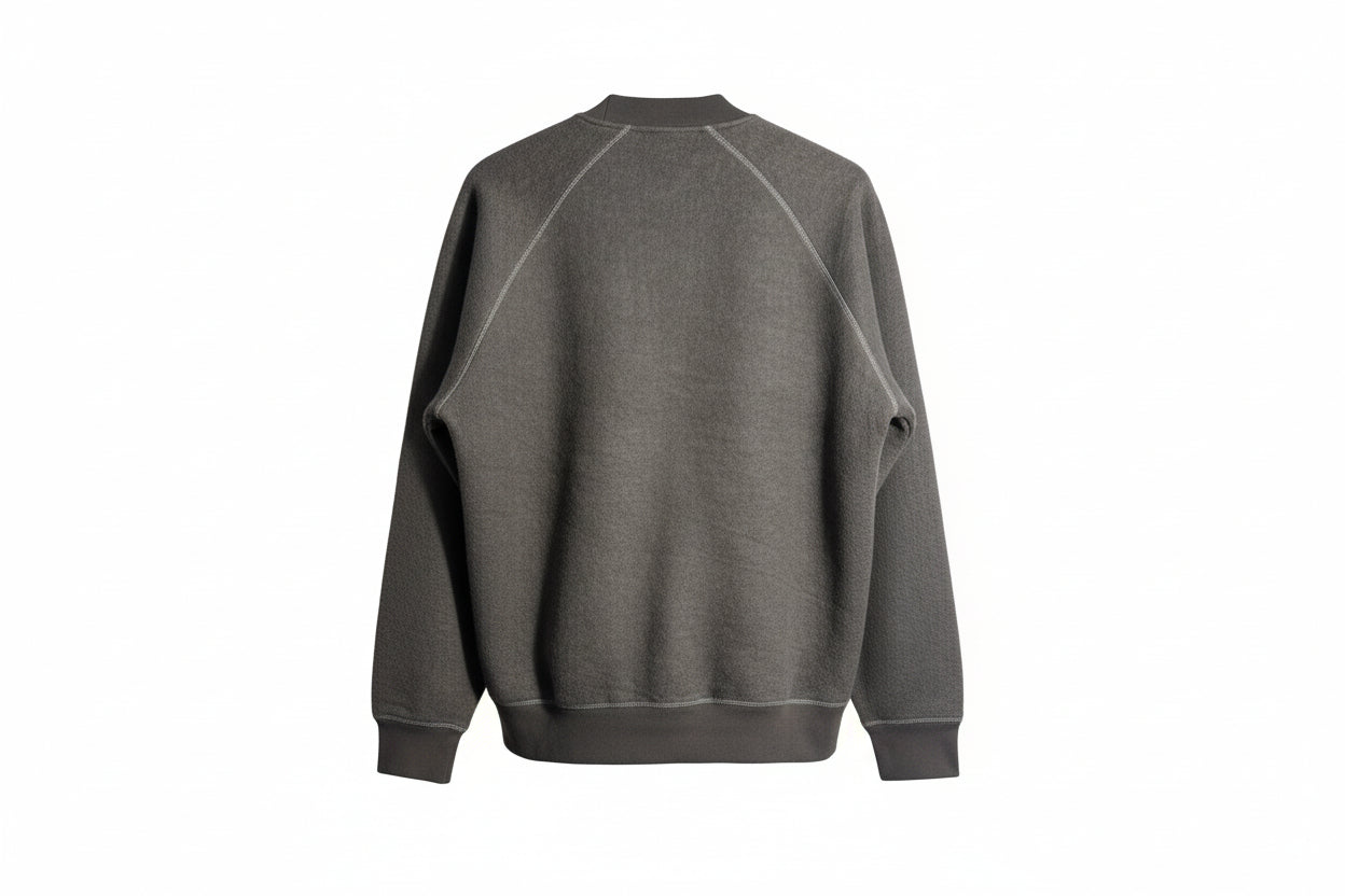 Cardigan Zip Wool-Texture