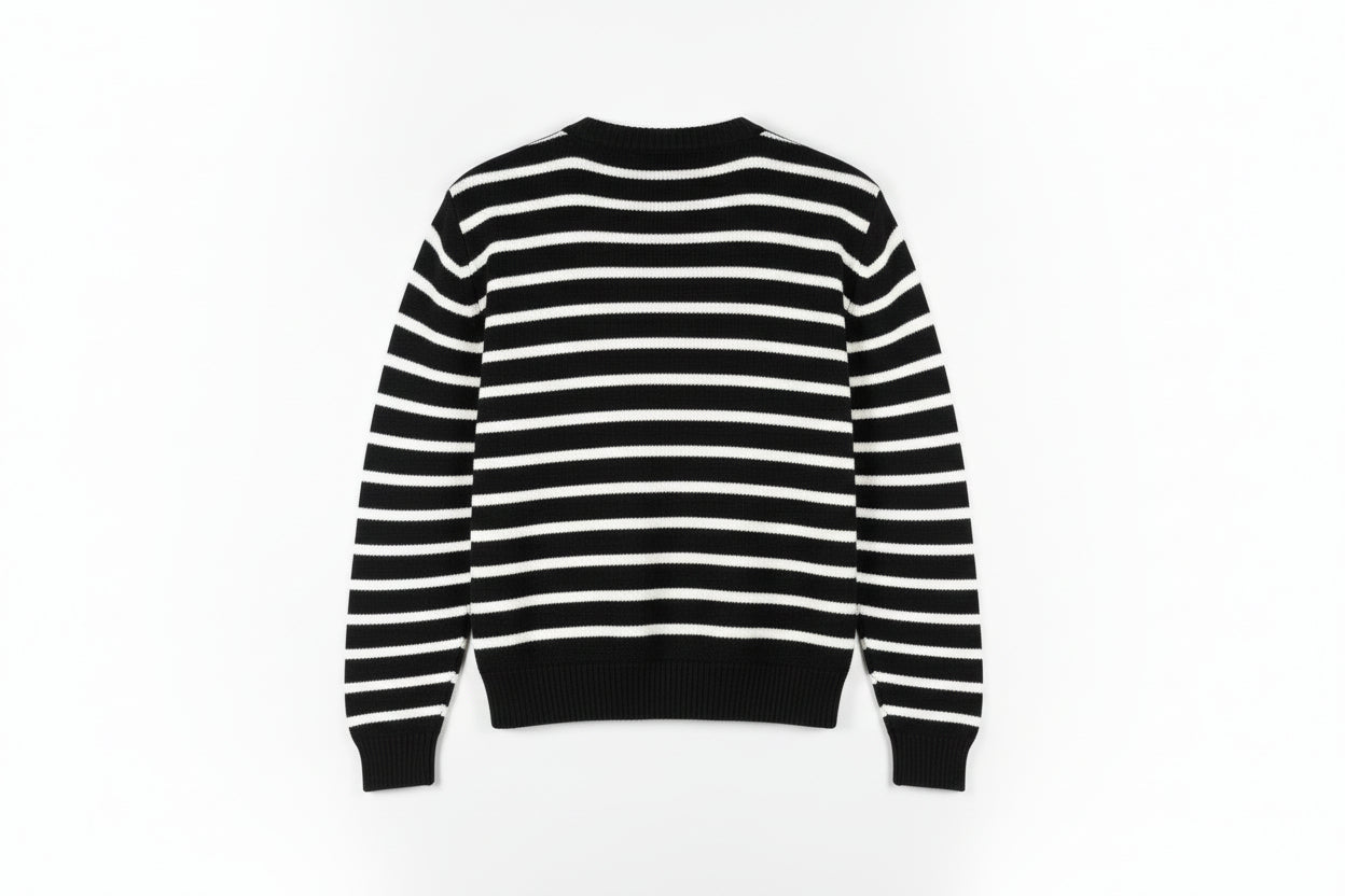 Bold Stripe Crewneck