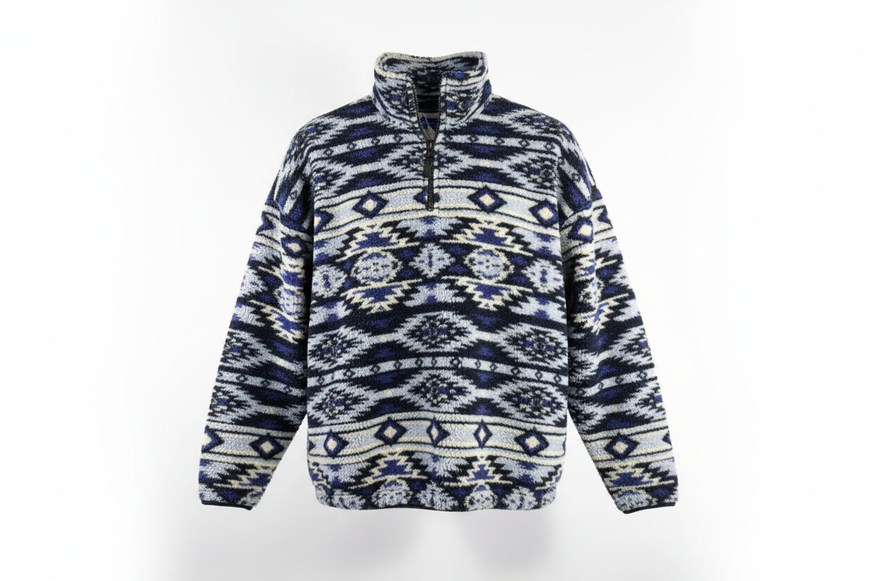 Quarter-Zip Midnight Geo