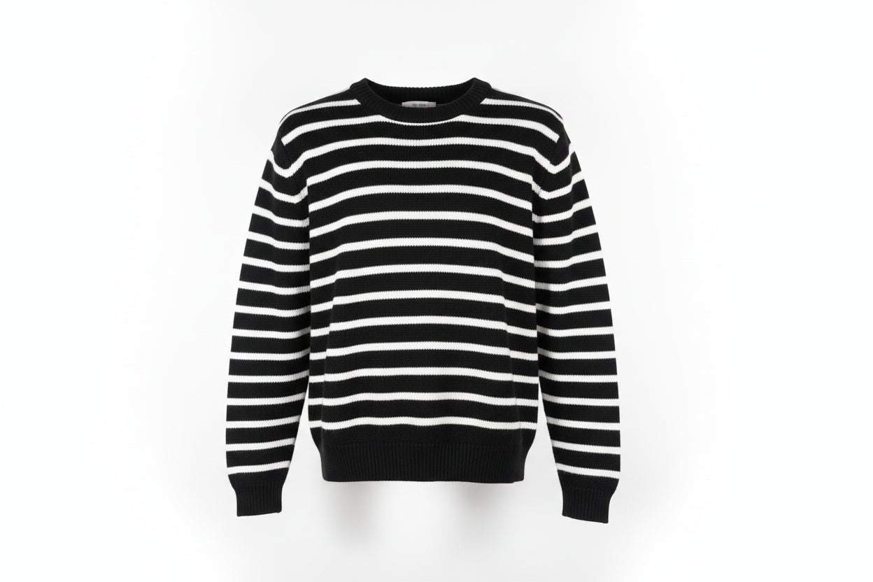 Bold Stripe Crewneck