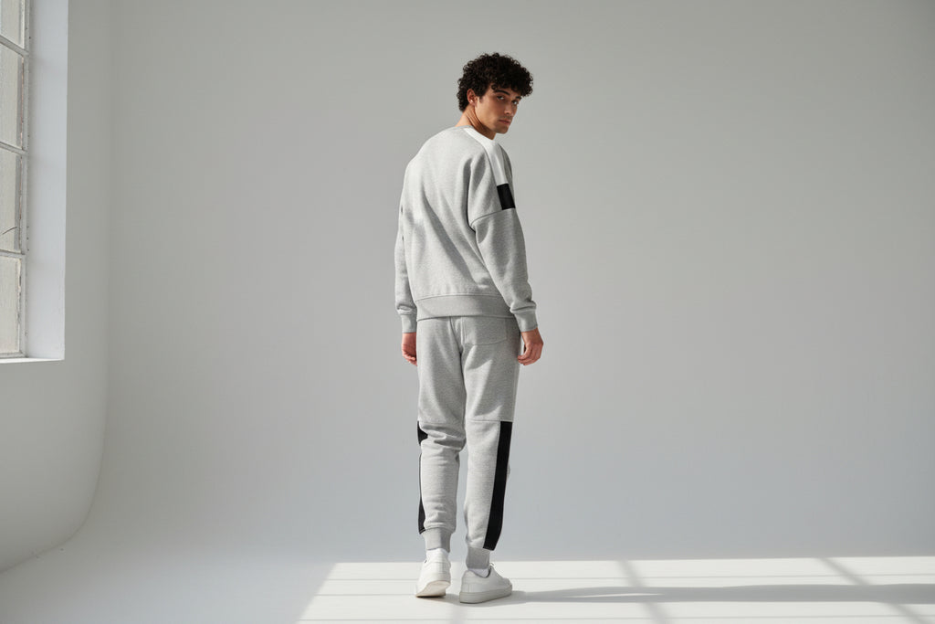 Tracksuit Grey Melange Sport