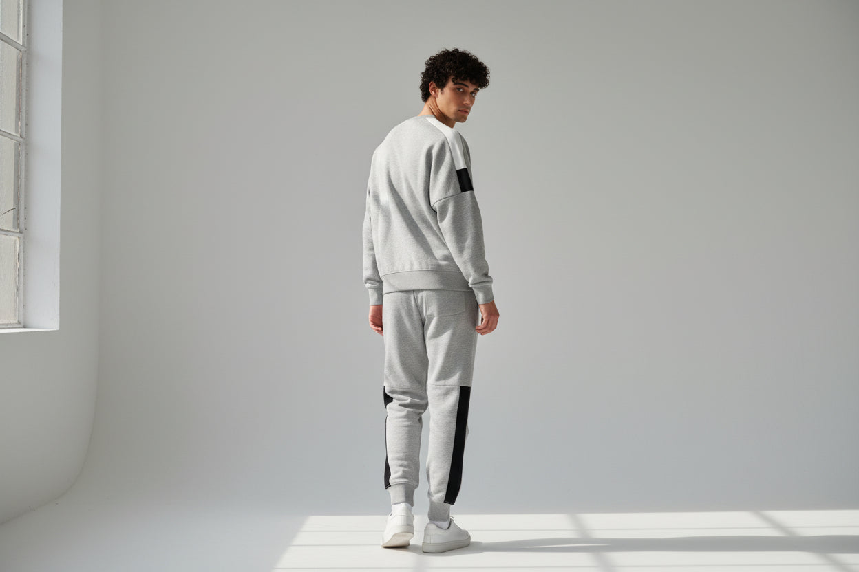 Tracksuit Grey Melange Sport