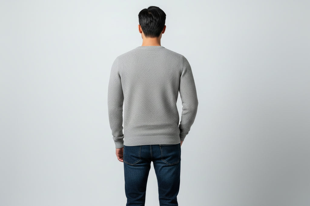 Suéter de Ribbed Horizontal