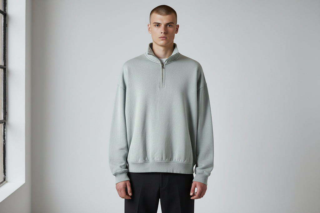 Quarter-Zip Vintage Wash