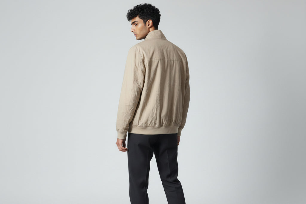 Chamarra Harrington Minimalista