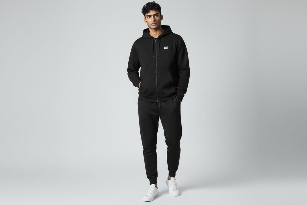 Tracksuit Total Black Essential
