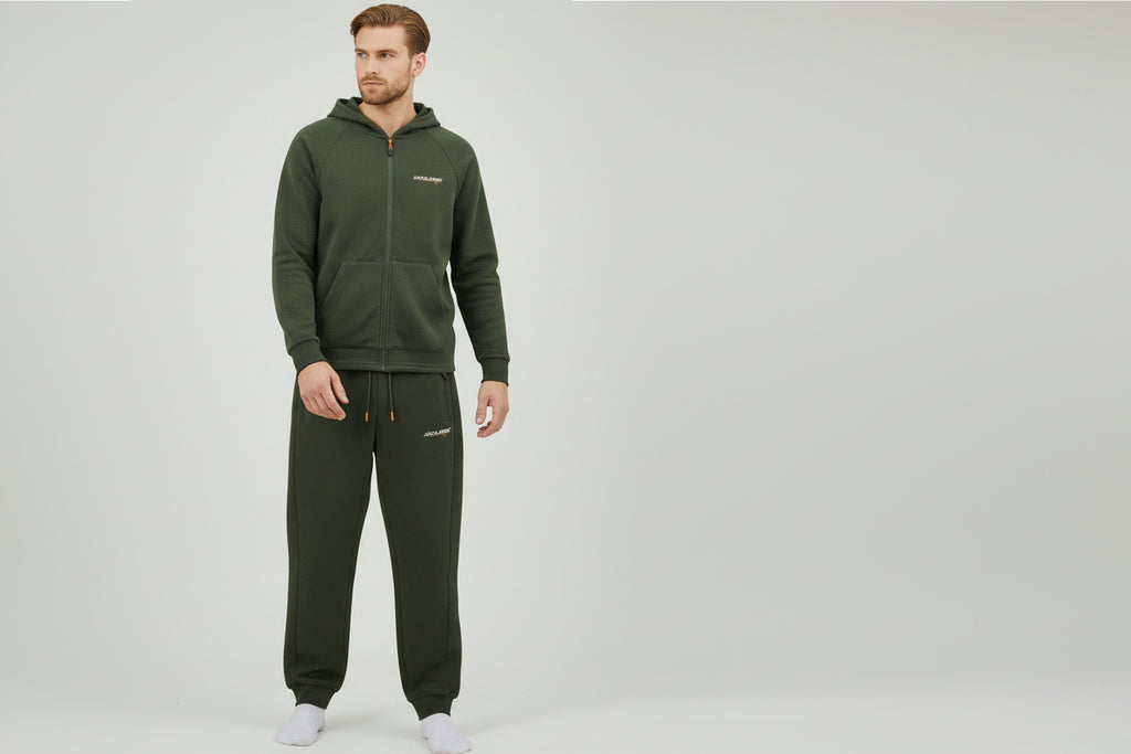 Tracksuit Olive Ribbed Structure
