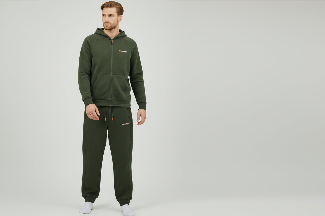 Tracksuit Olive Ribbed Structure