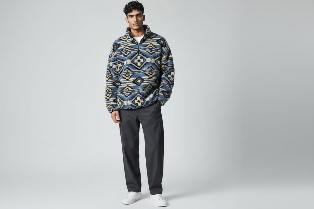 Quarter-Zip Aztec