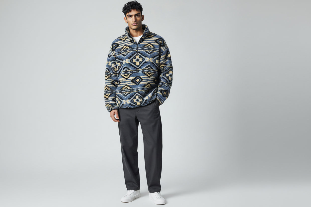 Quarter-Zip Aztec