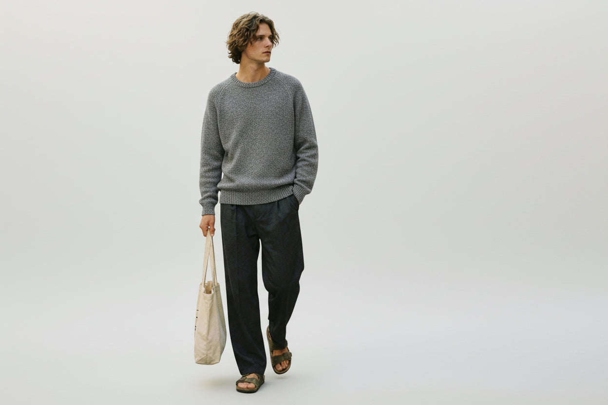 Melange Knit Sweater