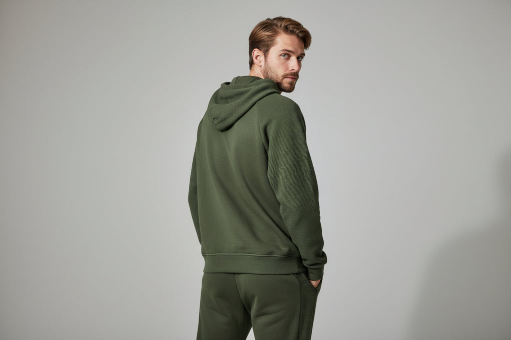 Tracksuit Olive Ribbed Structure