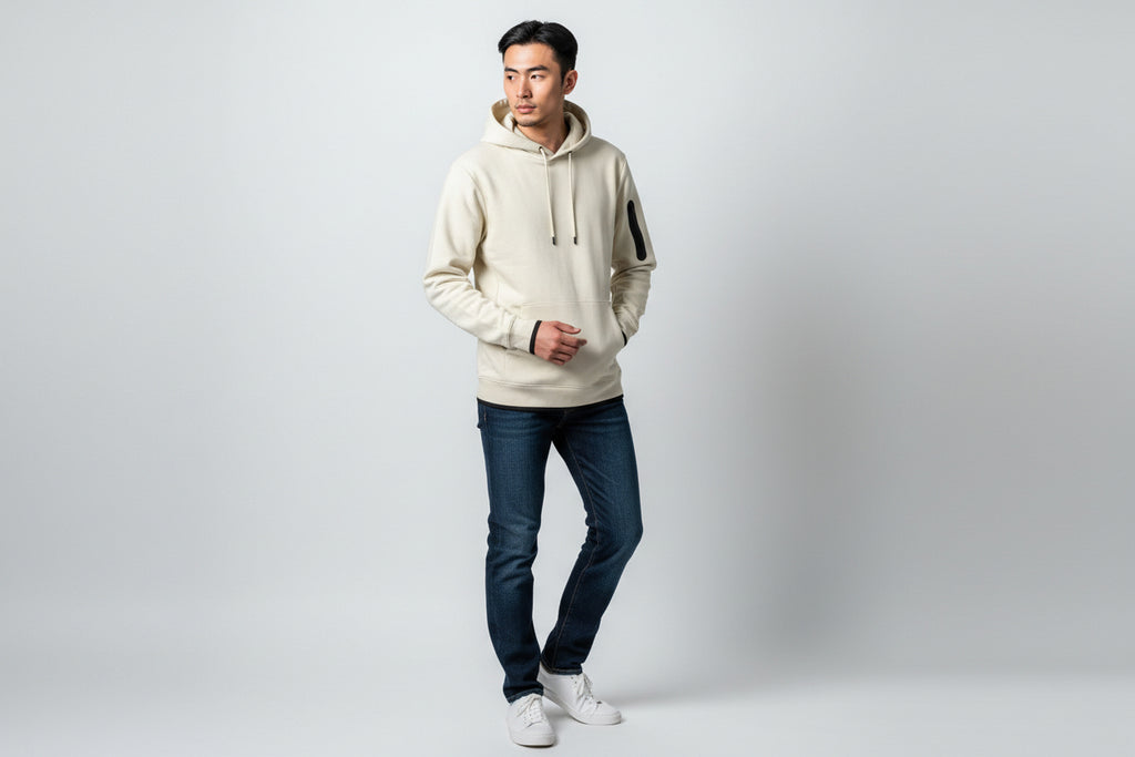 Tech Hoodie Cream