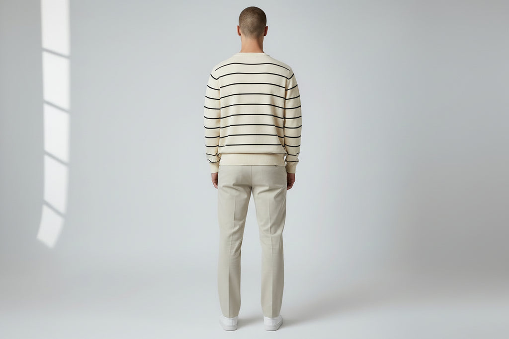 Breton Stripe Classic Crewneck