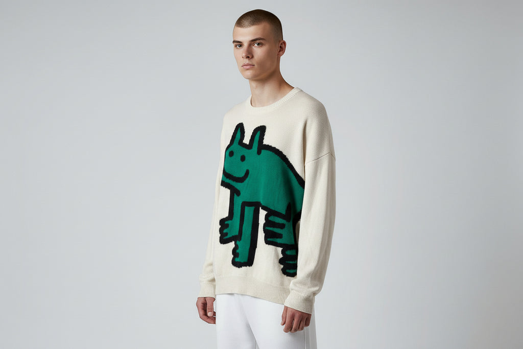 Sueter Tejido Abstracto