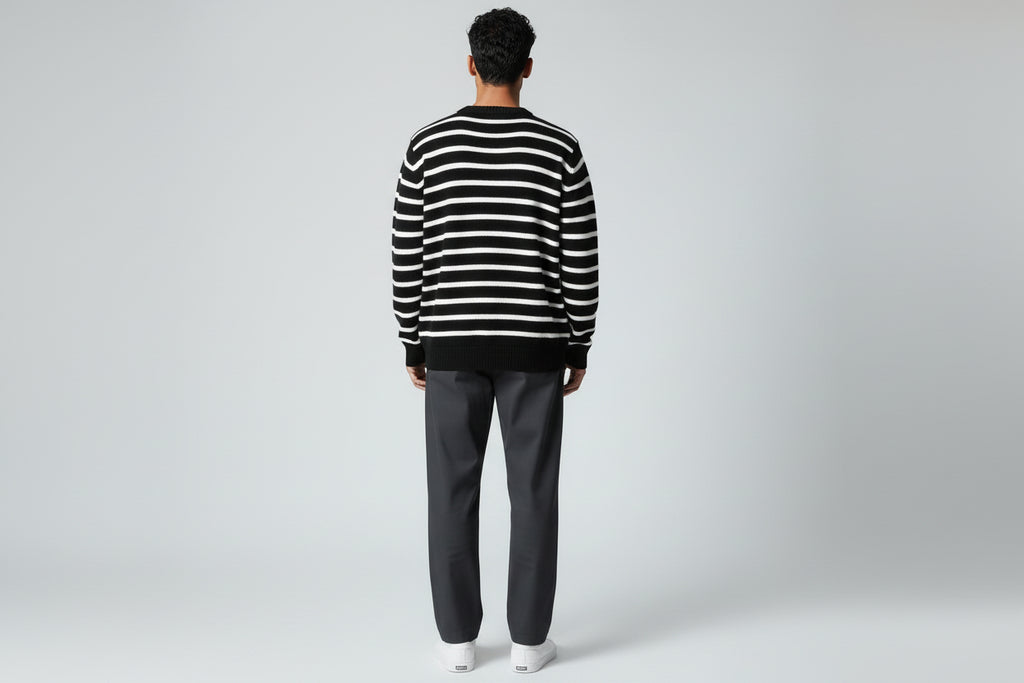 Bold Stripe Crewneck