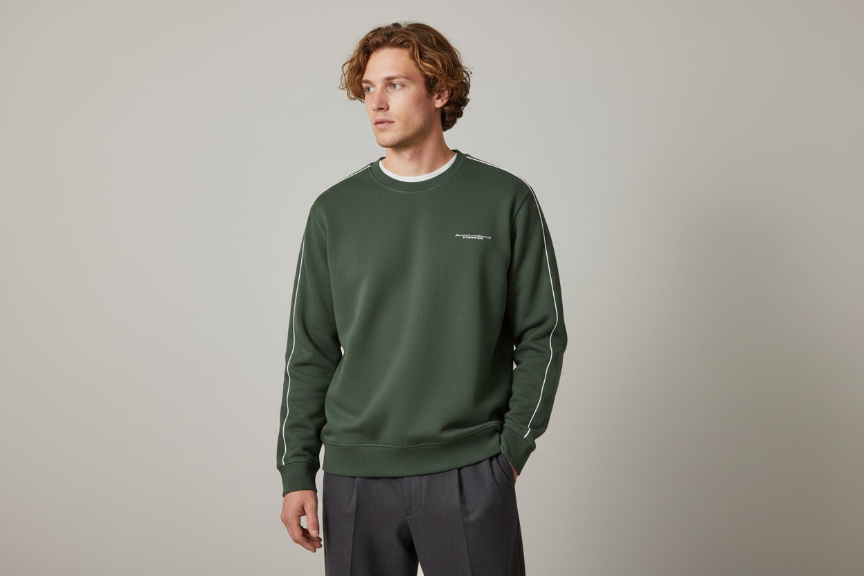 Crewneck Retro Piping